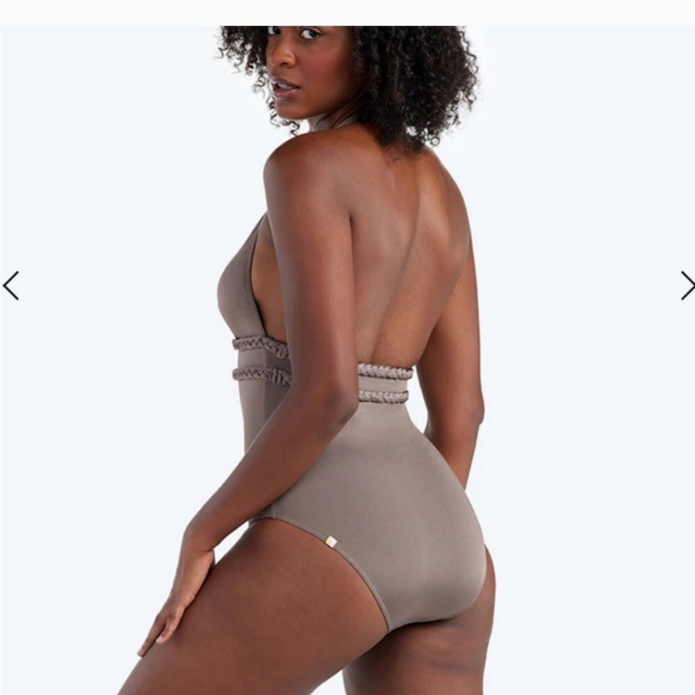 Collection by Summersalt The Braided Plunge One Piece